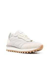 Eleventy Deconstructed Sole Panelled Sneakers