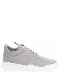 Filling Pieces Ghost Low Top Suede Sneakers