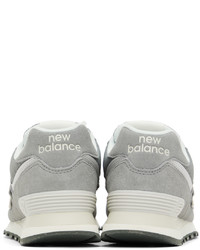 New Balance Gray 574 Sneakers