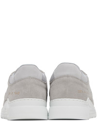 Common Projects Gray White Track 80 Sneakers