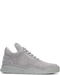 Filling Pieces Grey Ghost Tone Sneakers