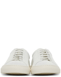 Common Projects Grey Suede Achilles Premium Sneakers