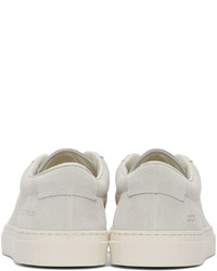 Common Projects Grey Suede Summer Edition Low Sneakers