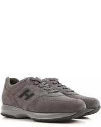 Hogan Interactive Suede And Mesh Sneakers