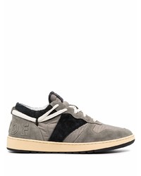 Rhude Logo Contrast Low Top Sneakers