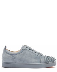 Christian Louboutin Louis Junior Spike Embellished Low Top Trainers