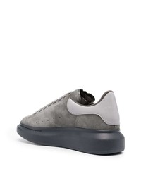 Alexander McQueen Oversized Suede Leather Trim Sneakers