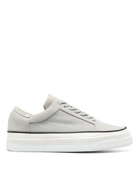 Auxiliary Panelled Low Top Leather Sneakers