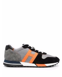 Hogan Panelled Low Top Sneakers