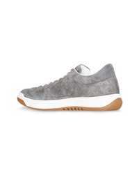 Burberry Perforated Logo Suede Sneakers