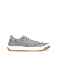 Burberry Perforated Logo Suede Sneakers