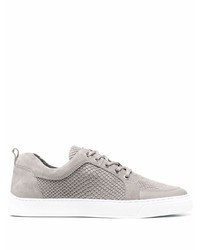 Leandro Lopes Snakeskin Effect Lace Up Sneakers