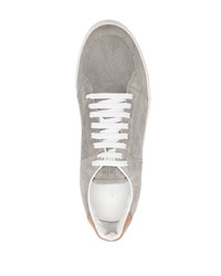Eleventy Suede Lace Up Sneakers