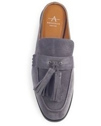 Aquatalia Stella Suede Flat Mules