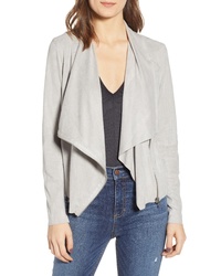 Grey Suede Open Jacket