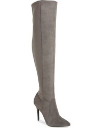 Ralph Lauren Collection Tasita Stretch Suede Over The Knee Boots ...