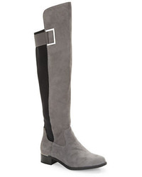 Calvin Klein Cylan Suede Wide Calf Over The Knee Boots
