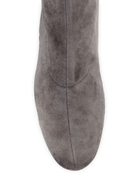 Robert Clergerie Fissaj Stretch Suede Over The Knee Boot