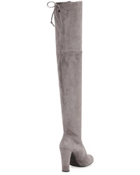 Stuart Weitzman Highland Stretch Suede Over The Knee Boot Topos