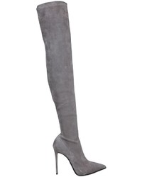 Le Silla 110mm Stretch Suede Over The Knee Boots