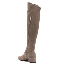 L'Autre Chose Textured Thigh Length Boots