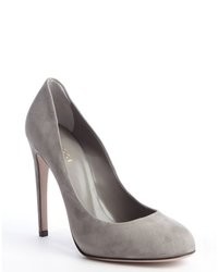 Gucci Grey Suede Leather Pumps