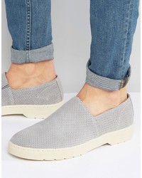 Dr. Martens Dr Martens Plano Suede Perforated Slip On Shoes