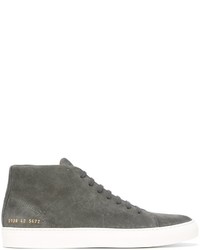 Common Projects Lace Up Hi Top Sneakers