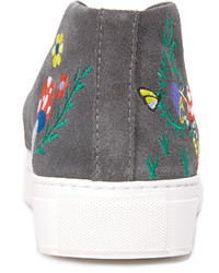 Mira Mikati Embroidered Butterfly Forest Sneakers