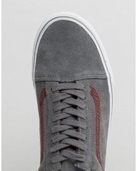 Vans Old Skool Suede Sneakers In Gray V004ojjt3