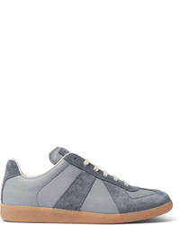 Maison Margiela Replica Suede And Leather Sneakers