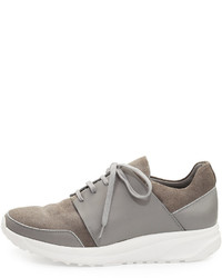Common Projects Suede Leather Trainer Sneaker Gray
