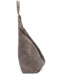 Tsatsas Grey Suede Fluke Tote