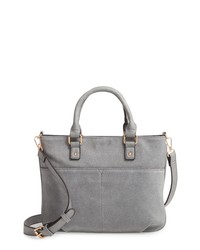 Sole Society Suede Faux Leather Satchel