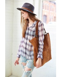Urban Outfitters Ecote Suede Patchwork Tote Bag