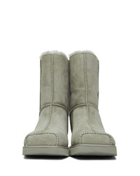 Eckhaus Latta Grey Ugg Edition Block Boots