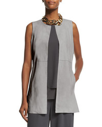 Eileen Fisher Fisher Project Soft Suede Vest