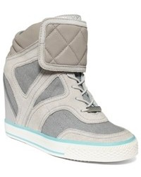 DKNY Gracie Wedge Sneakers Shoes