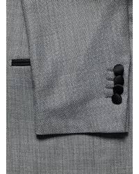 Lardini Bonded Trim Wool Tuxedo Suit
