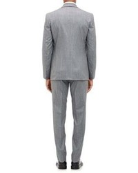 Cifonelli Cifonelli Striped Marbeuf Two Button Suit Grey Size 42 Regular