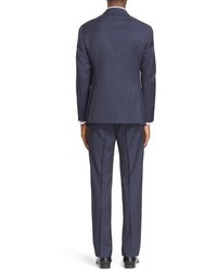 Armani Collezioni G Line Trim Fit Solid Wool Suit