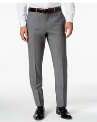 Vince Camuto Grey Herringbone Slim Fit Suit