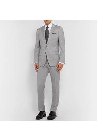 Hugo Boss Grey Hugegenius Slim Fit Super 120s Virgin Wool Suit