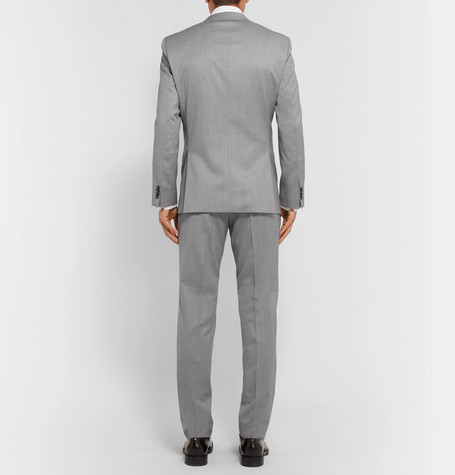 Hugo Boss Grey Hugegenius Slim Fit Super 120s Virgin Wool Suit, $288 ...