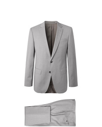 Hugo Boss Grey Hugegenius Slim Fit Super 120s Virgin Wool Suit