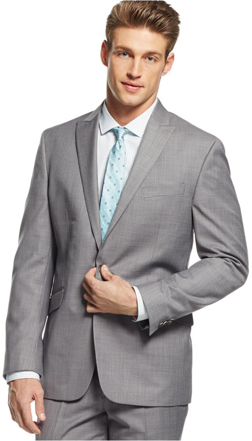 Kenneth cole sale light grey suit