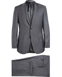 Canali Grey Super 130s Wool Suit