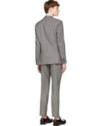 Tiger of Sweden Light Grey Crosshatch Evert Suit