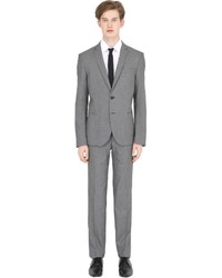Manuel Ritz Slim Fit Pinstriped Wool Suit