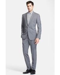 Martini Stretch Wool Suit Medium Grey 56